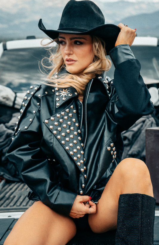 Bomber Jacket Oversize "HATERS GONNA HATE" by Cate Ceccarelli