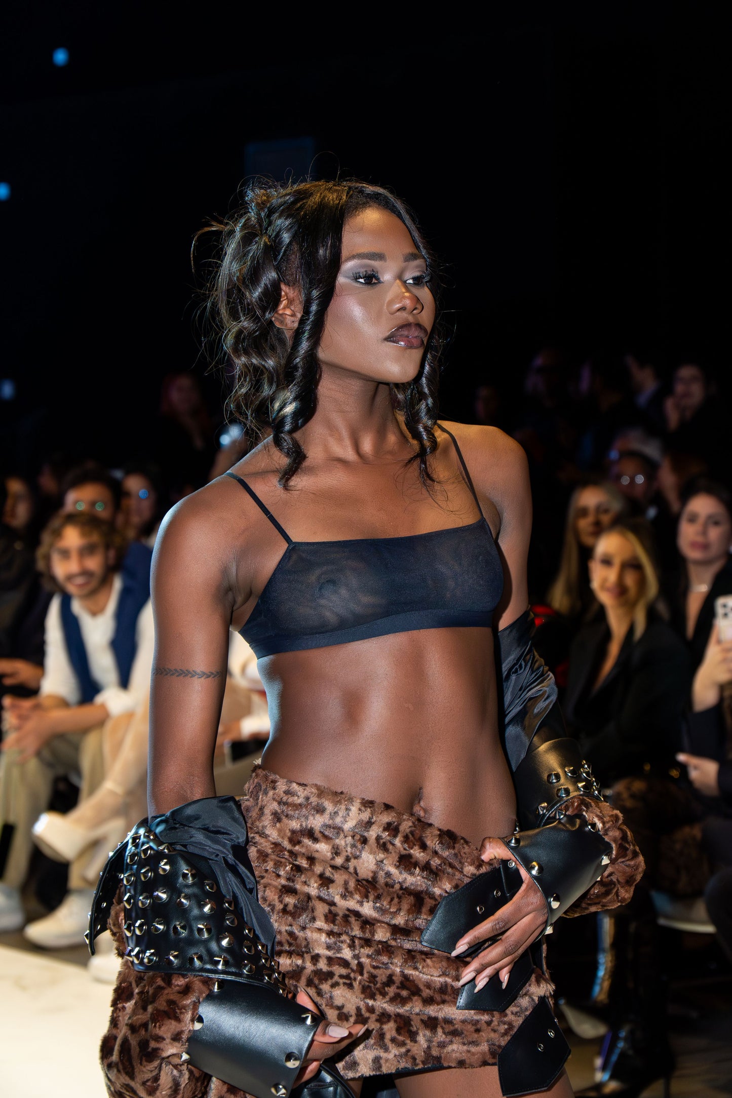 Falda leopard Savage