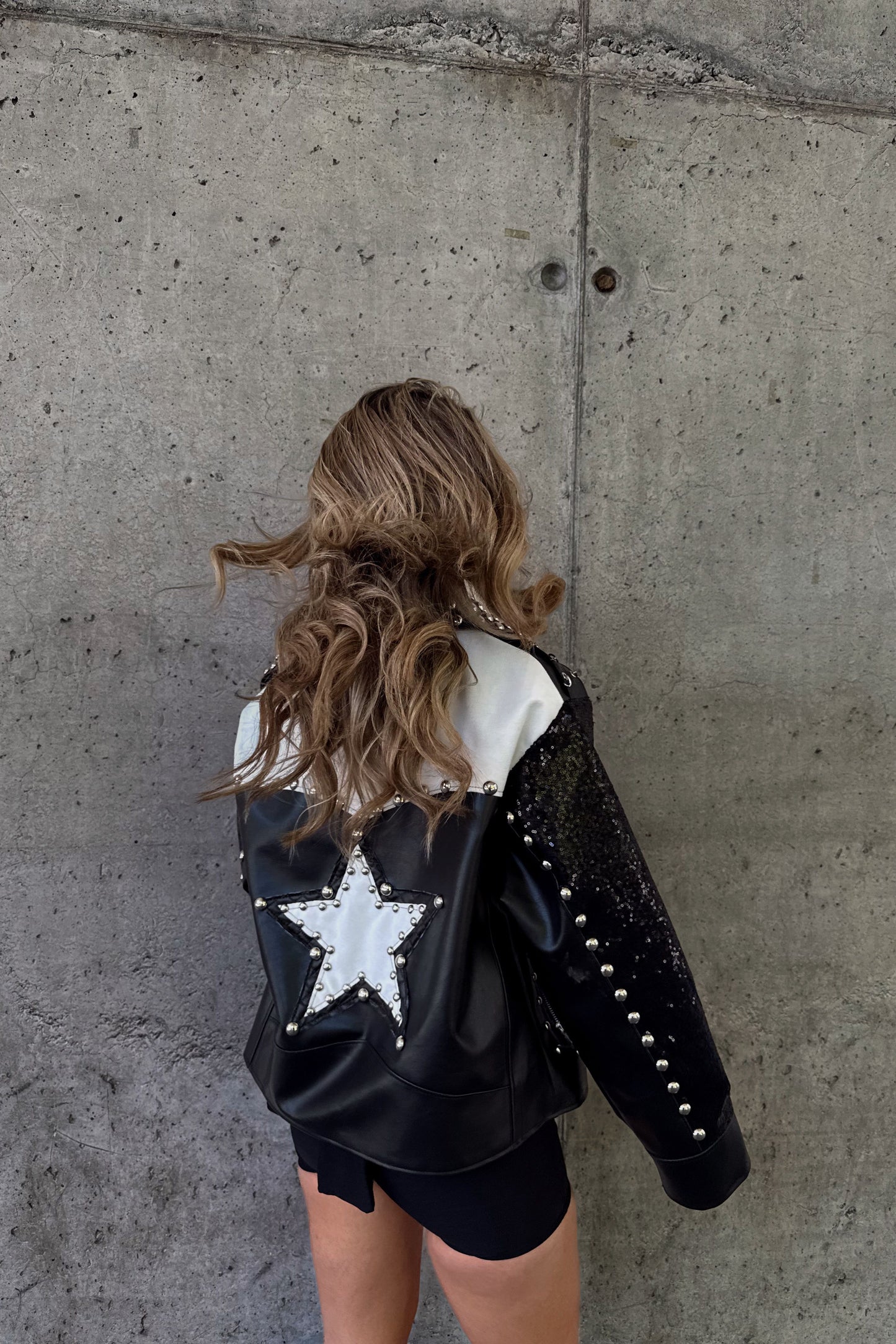 Chaqueta Biker Coachella dark