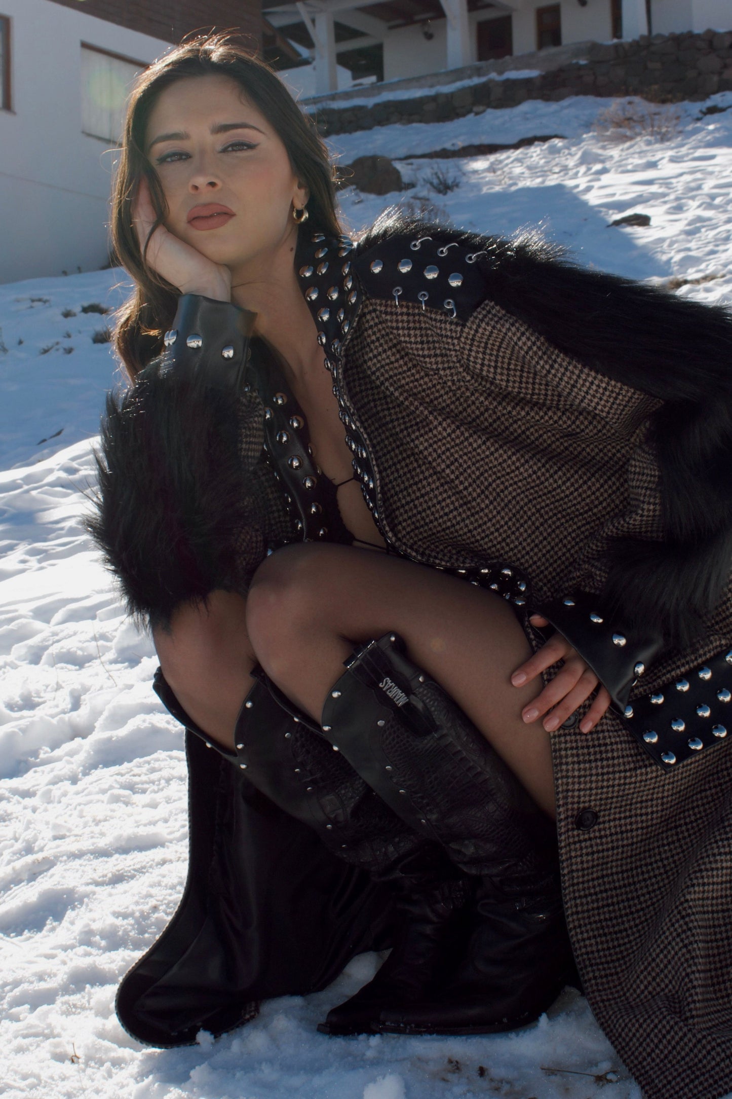 Abrigo Londres Tartan