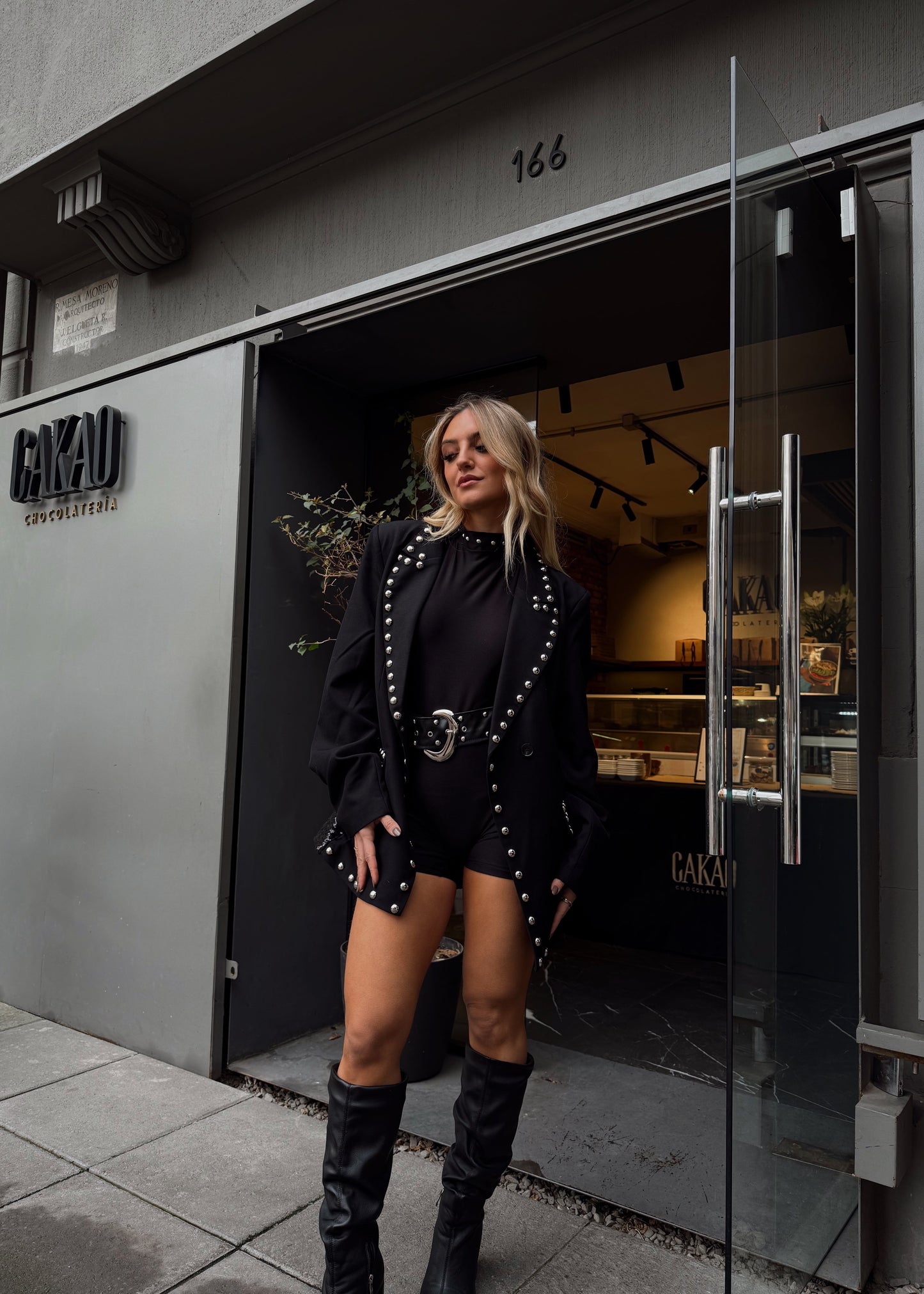 Blazer lentejuelas by Cate Ceccarelli