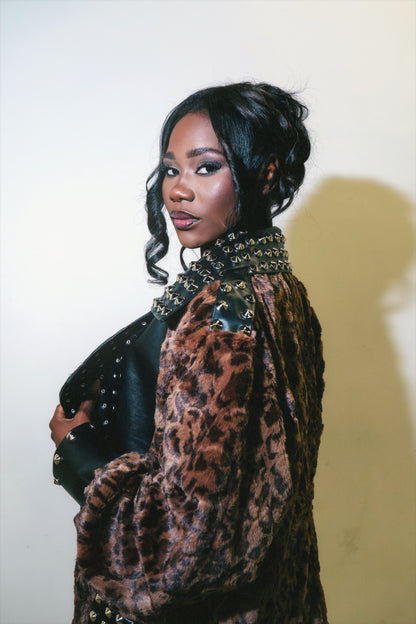 Savage Leopard Coat