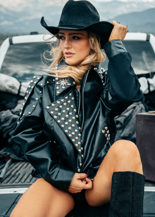 Bomber Jacket Oversize "HATERS GONNA HATE" by Cate Ceccarelli