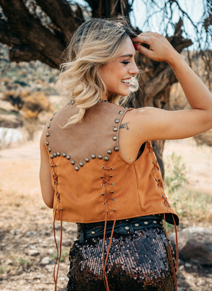 Vest cowboy by Cate Ceccarelli