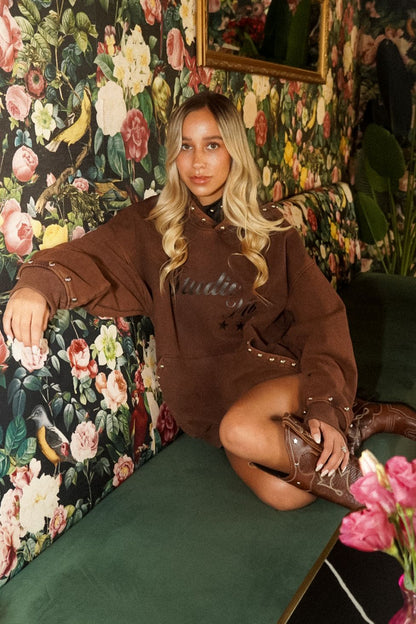 Hoodie Roma Brown