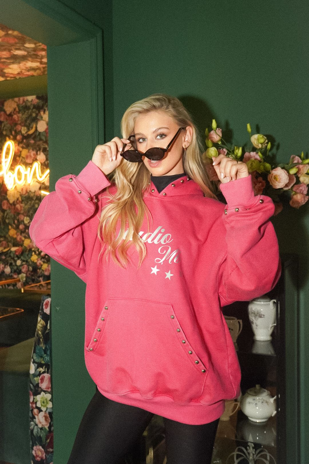 Hoodie La Vie in Rose