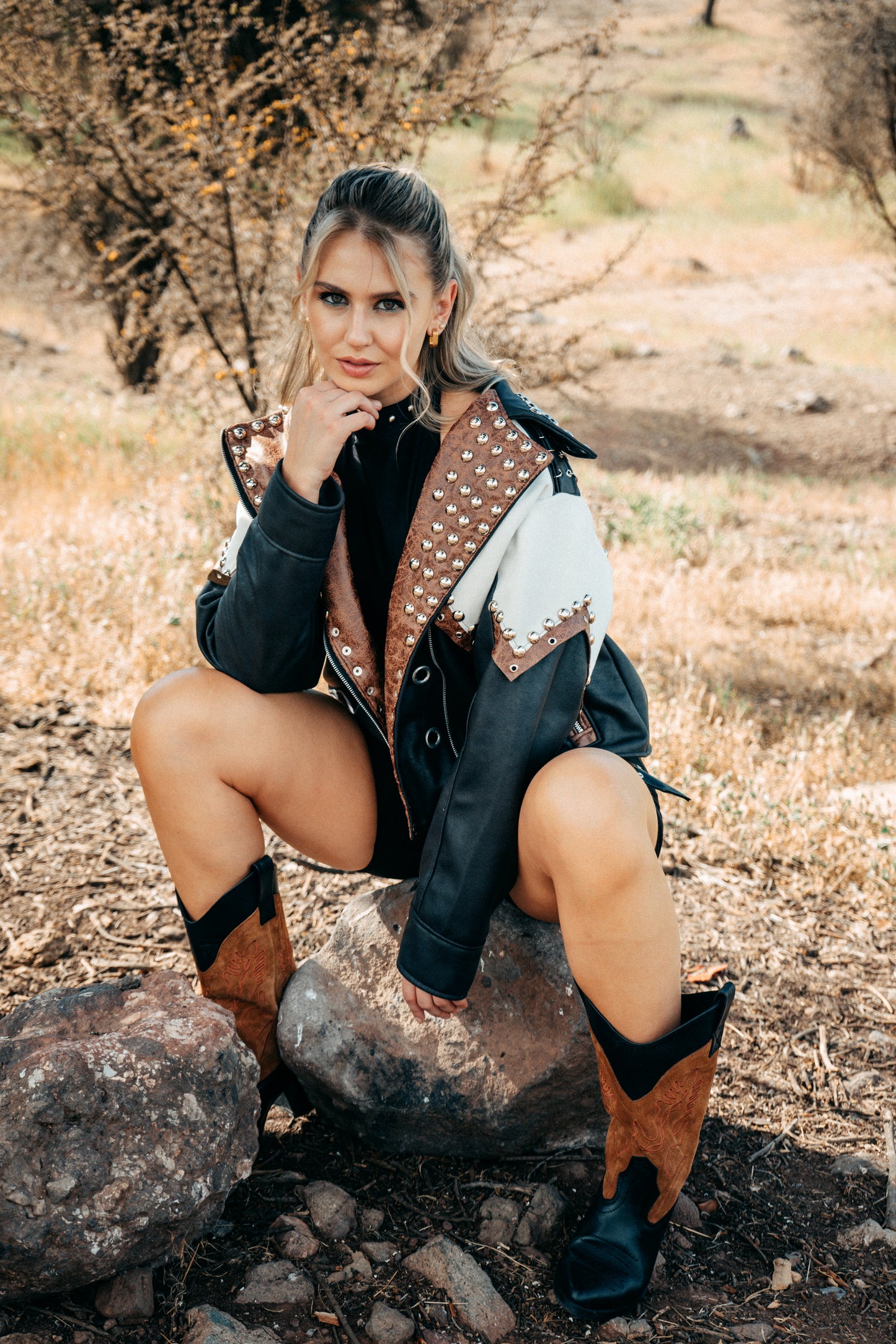 Chaqueta Biker Coachella