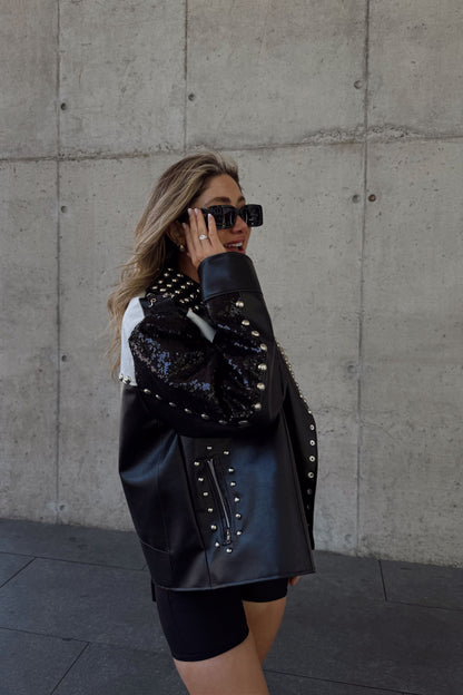 Chaqueta Biker Coachella dark