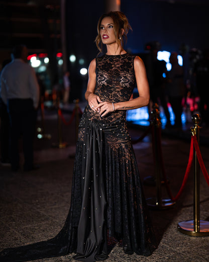 Vestido Night Lace alfombra roja by Gala (Pre order)