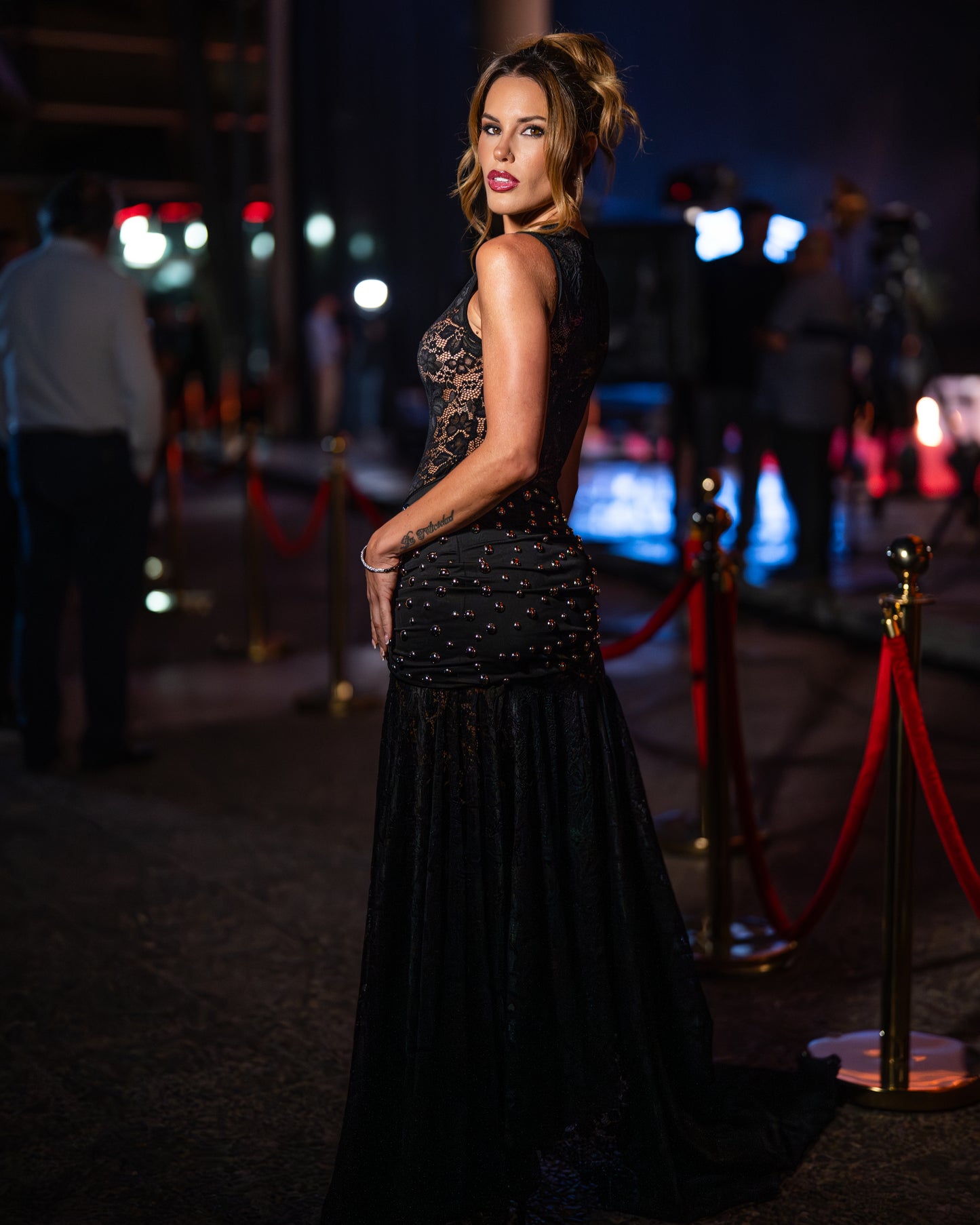 Vestido Night Lace alfombra roja by Gala (Pre order)