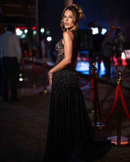 Vestido Night Lace alfombra roja by Gala (Pre order)