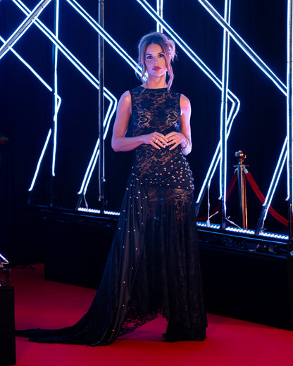 Vestido Night Lace alfombra roja by Gala (Pre order)