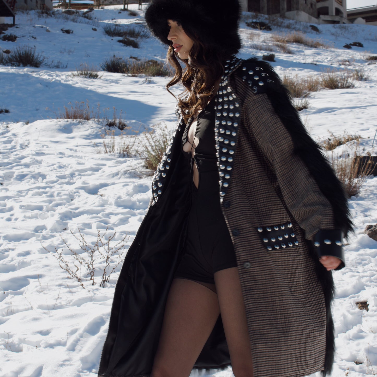 Abrigo Londres Tartan