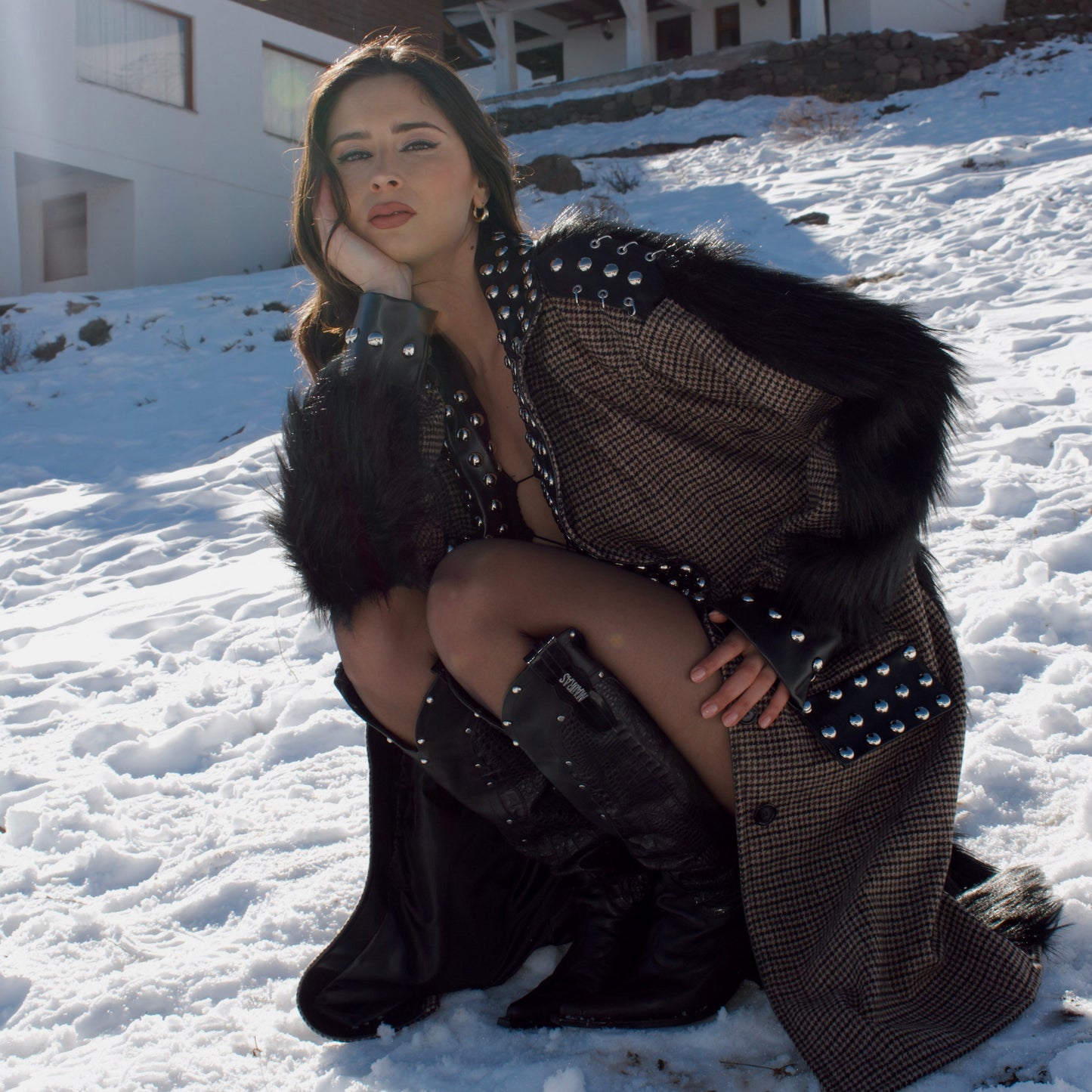 Abrigo Londres Tartan