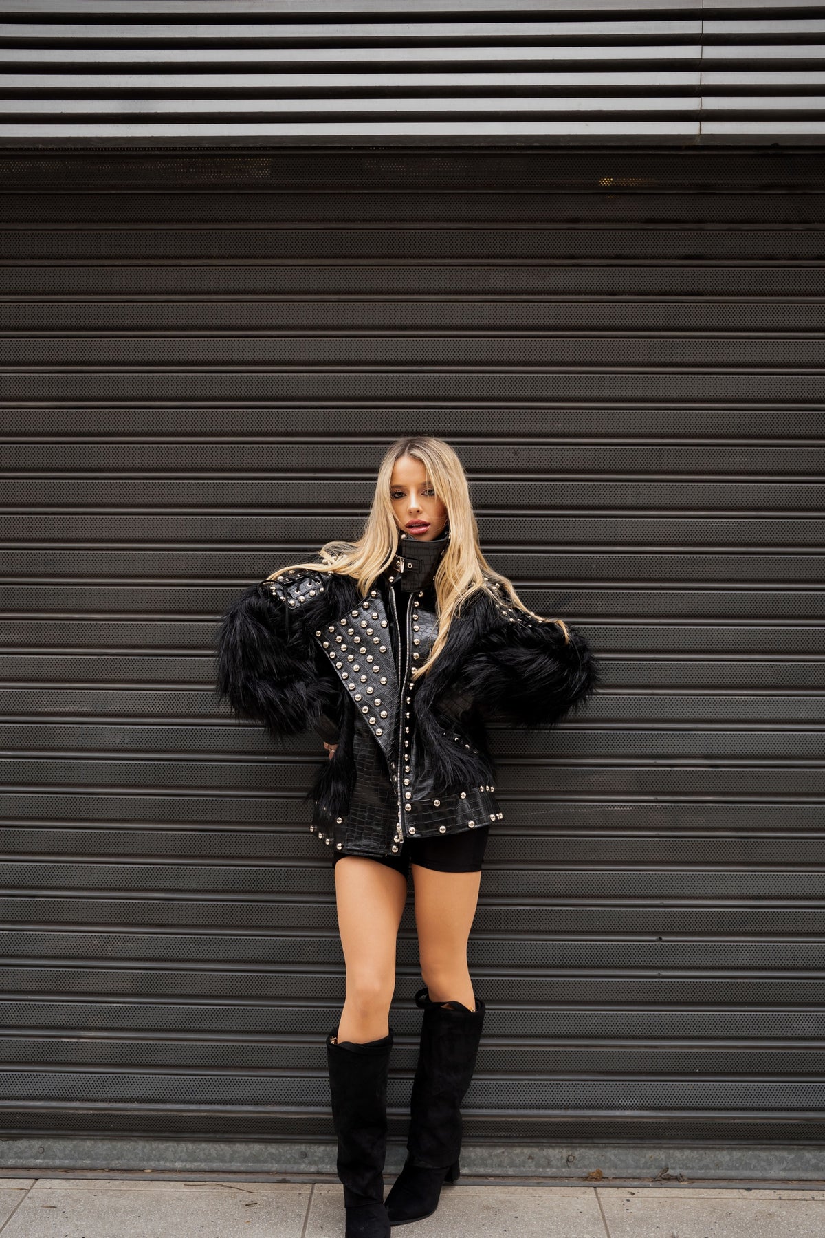 Aviadora Savage Fur black
