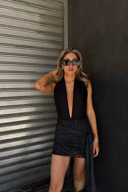 Falda pareo animal print