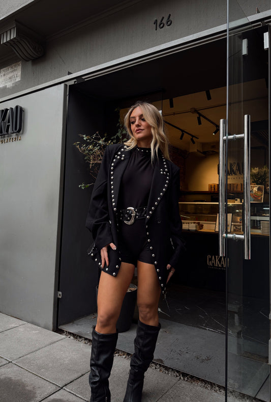 Blazer lentejuelas by Cate Ceccarelli